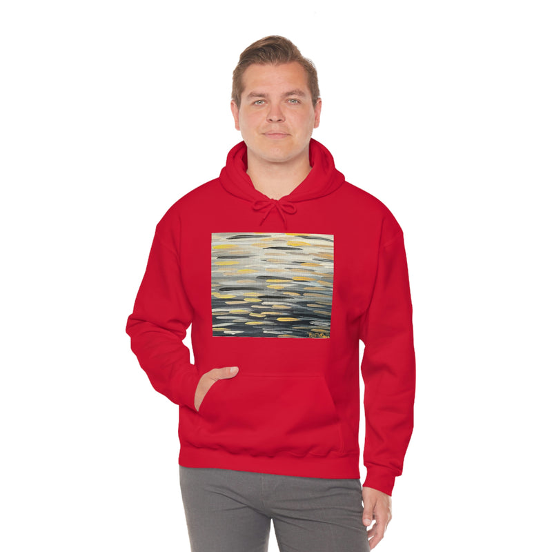 “Zebra Brushstrokes”   Unisex Heavy Blend™ Hooded Sweatshirt