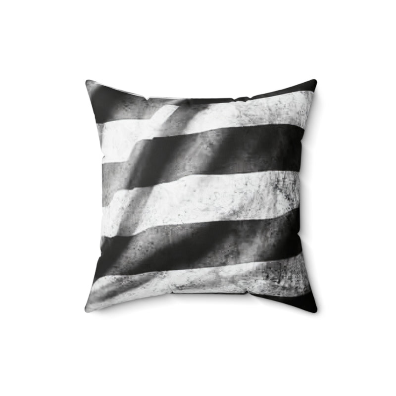 “Americana” Spun Polyester Square Pillow