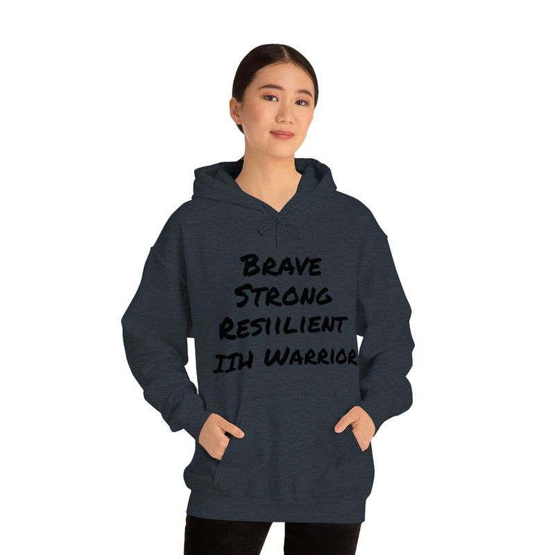 Brave- Strong- Resilient - IIH Warrior - Sweat à capuche unisexe Heavy Blend™