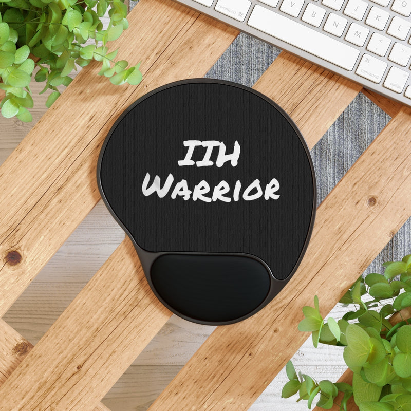 IIH Warrior -Black and White- Mouse Pad With Wrist Rest