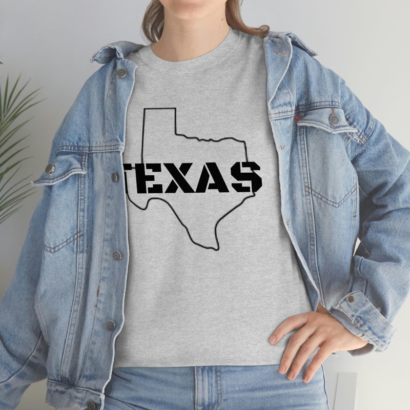 T-shirt unisexe en coton épais "Texas"