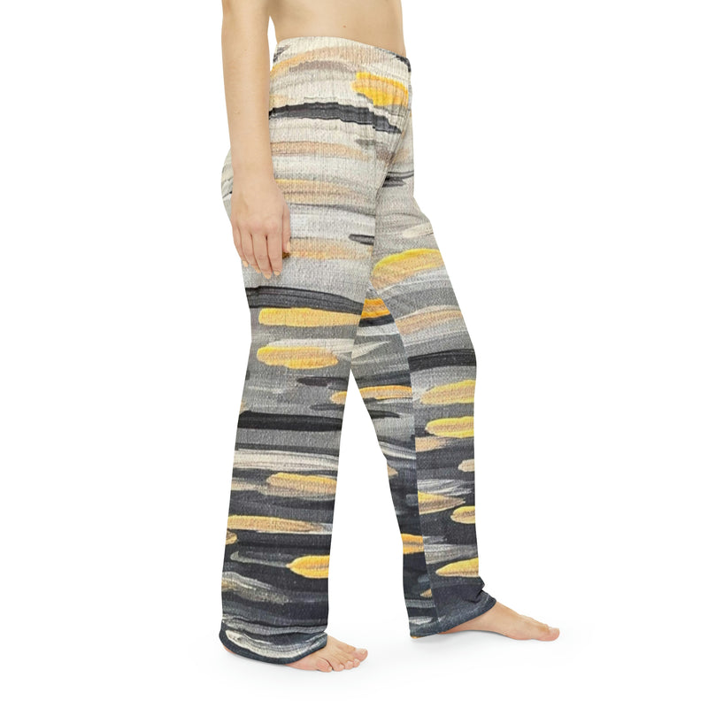 “Zebra Brushstrokes”   Women's Pajama Pants