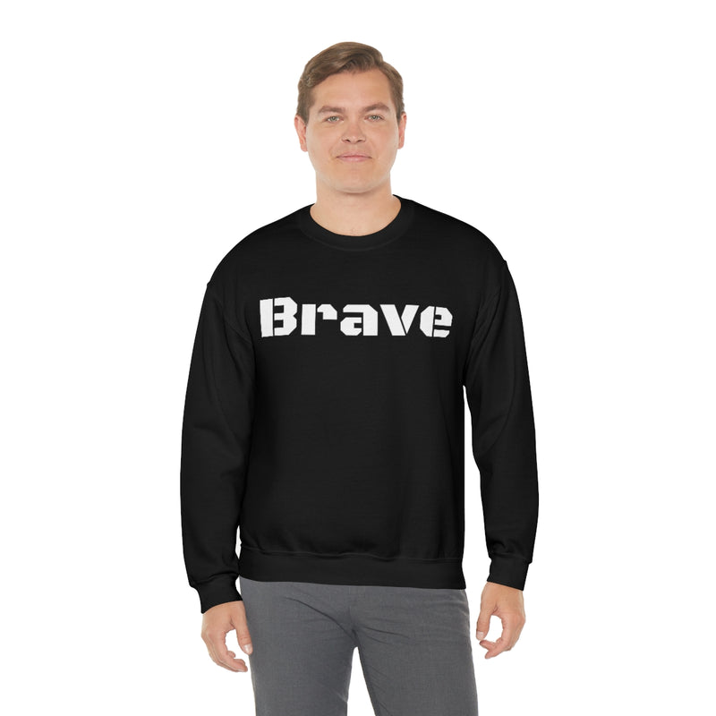 Brave- Flag- Unisex Heavy Blend™ Crewneck Sweatshirt
