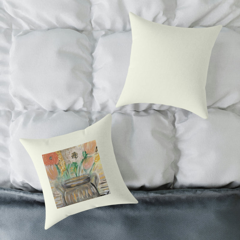 The Greg Cream Spun Polyester Pillow
