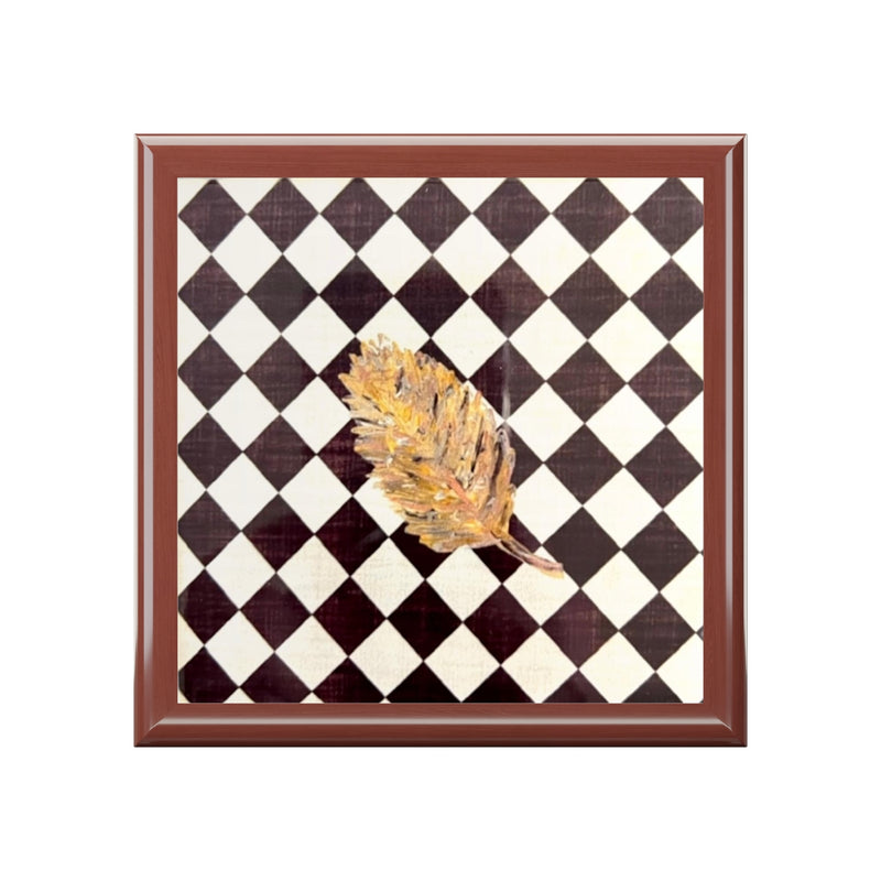 The Golden Leaf Diamond Jewelry Box