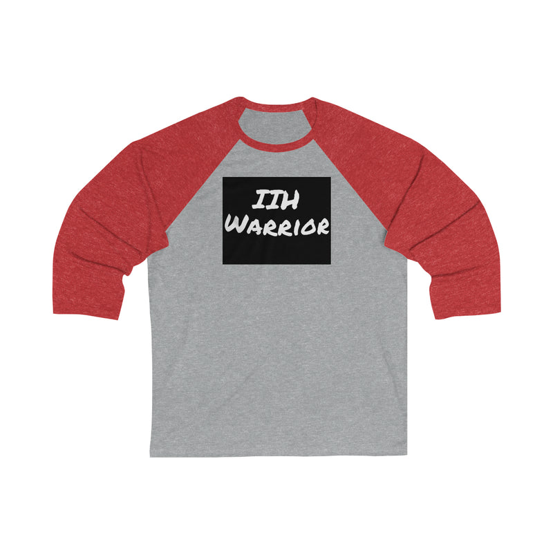 IIH Warrior - Brave -Strong -Resilient - T-shirt de baseball unisexe à manches 3\4